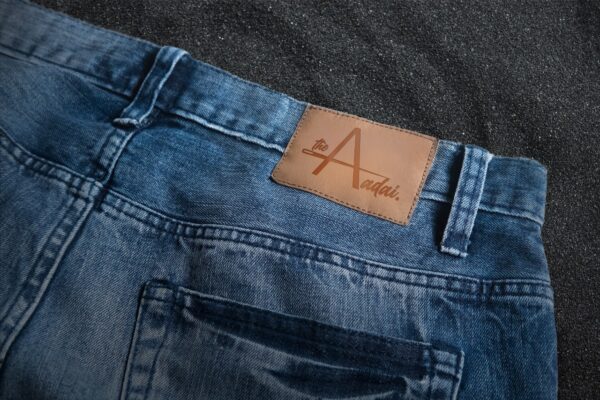 Faint Washed Denim Blue Jeans
